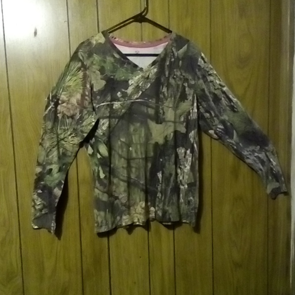 Mossy Oak Camouflage Long Sleeve Tee